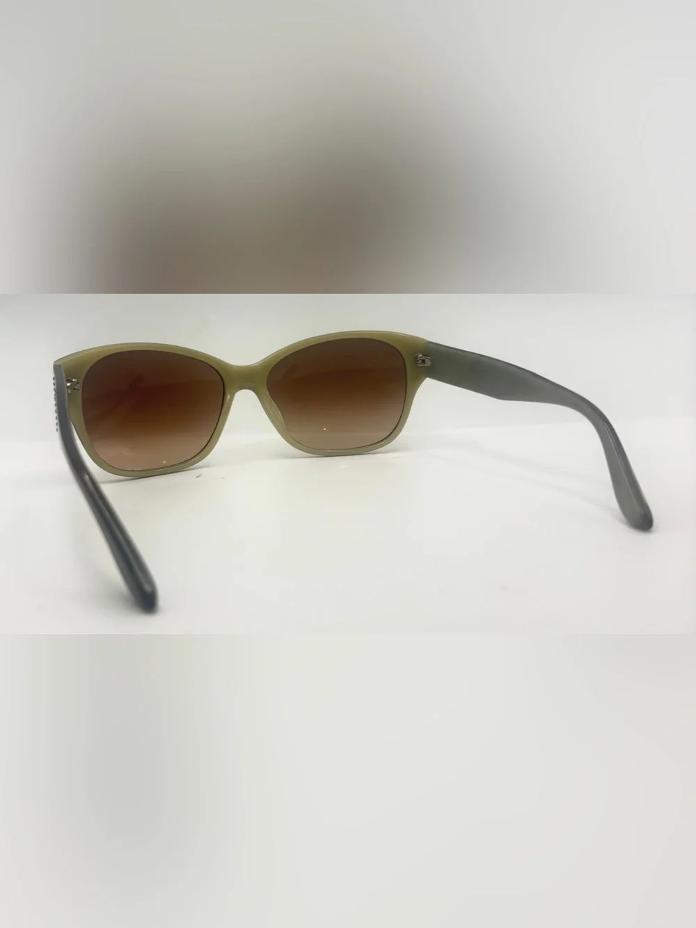 Badgley Mischka Brown Oval Sunglasses Frames Only